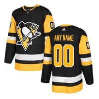 Pittsburgh Penguins Team Unisex Pro Custom Jersey - Black