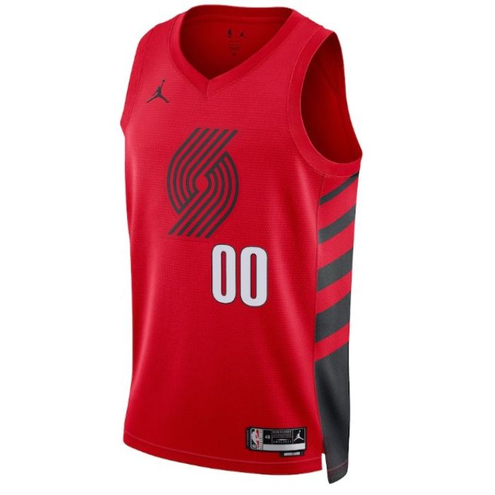 Portland Trail Blazers Unisex  Swingman Custom Pro Official Jersey - Statement Edition - Red