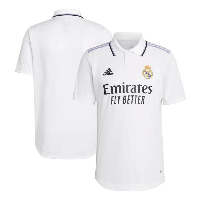 Real Madrid Team Home Shirt   Customized Jersey- White