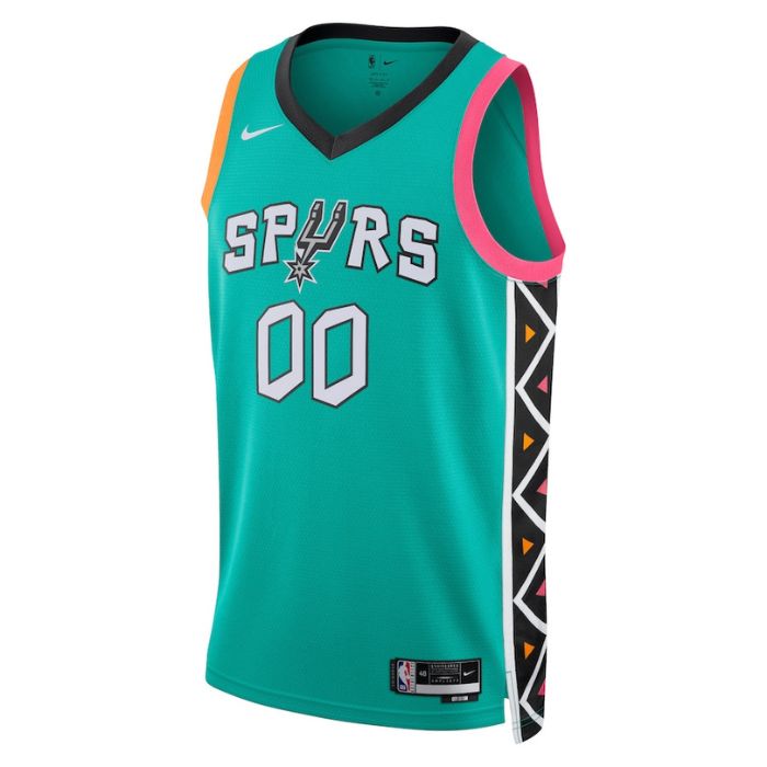 San Antonio Spurs Unisex   Swingman Custom Jersey - City Edition - Turquoise