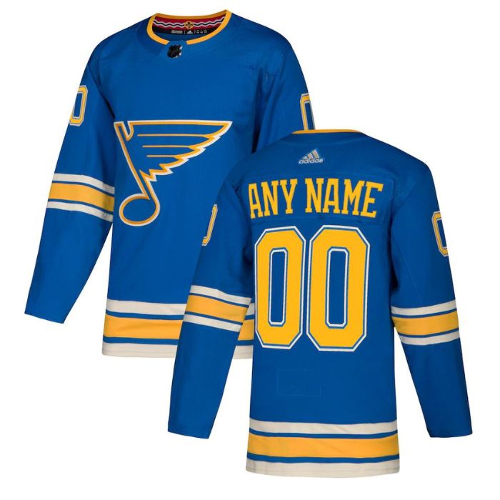 St. Louis Blues Unisex Alternate Pro Customized Jersey - Light Blue