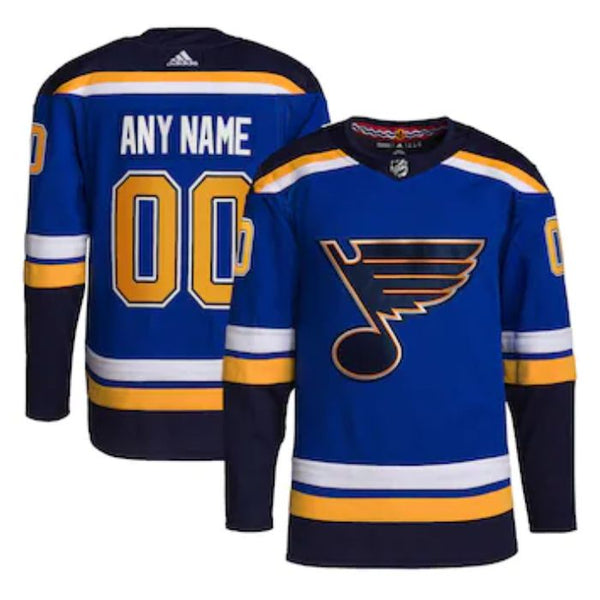 St. Louis Blues Unisex Home Pro Official Custom Jersey - Royal