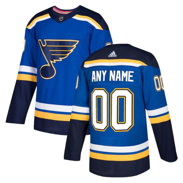 St. Louis Blues Unisex Pro Custom Jersey - Blue