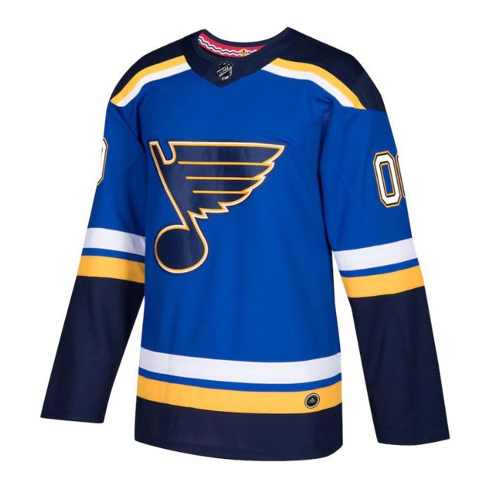 St. Louis Blues Unisex Pro Custom Jersey - Blue