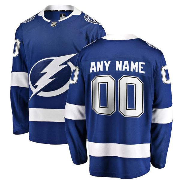 Tampa Bay Lightning Unisex Home Breakaway Pro Customized Jersey - Blue