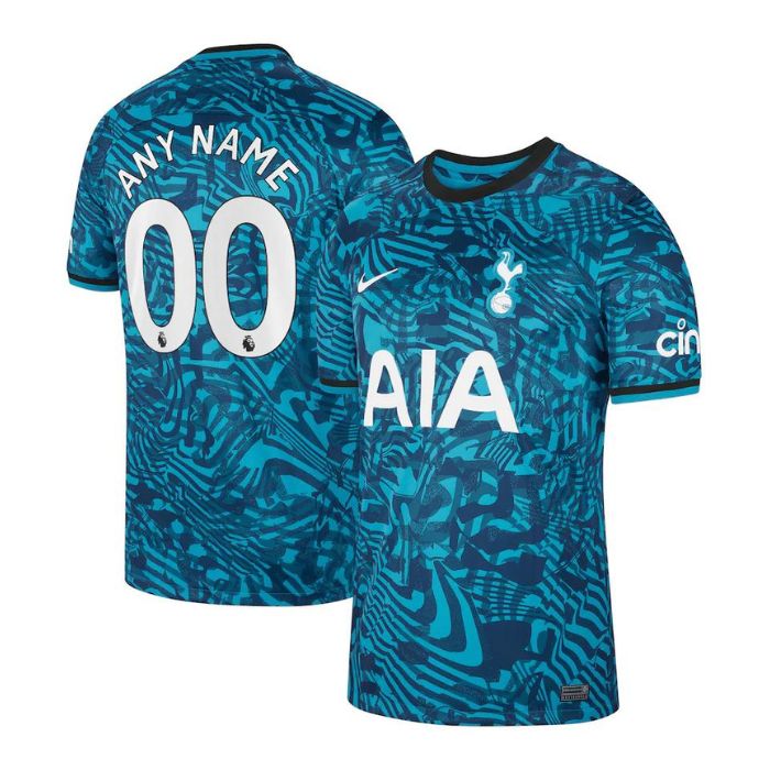 Tottenham Hotspur Unisex Shirt  Third Custom Jersey - Blue