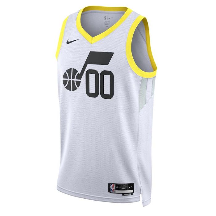 Utah Jazz Unisex  Swingman Custom Jersey White - Association Edition