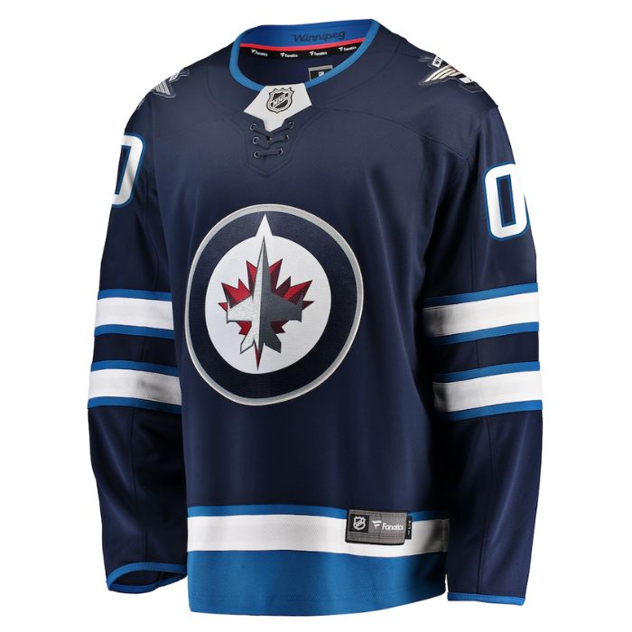 Winnipeg Jets Team Home Breakaway Pro Unisex Custom Jersey - Blue