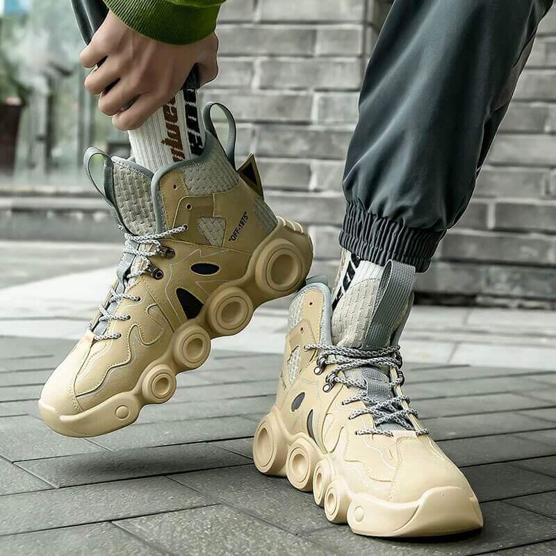 Nevada Shoe Men Personality, Trendy Shoe Thick Soled Increased, Men Sneaker Luminous Outdoor Walking Hombre